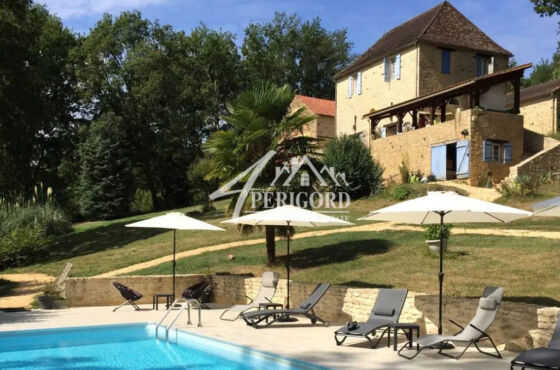 Beau domaine au cœur du Périgord NoirSitué à moins de 5 minutes du Buisson de Cadouin et à proximité du Bugue (15 minutes)